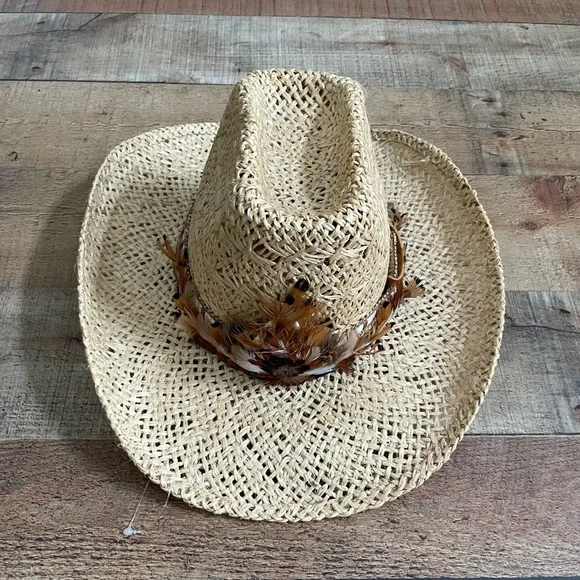 Cowboy Hats. “New West” by Bailey. U-Rollit Vintage Bailey U Rollit Straw Cowboy Hat New West Western  main image 3